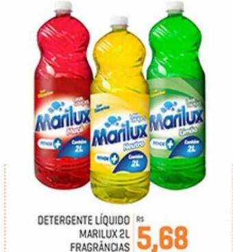Cidade Supermercados Detergente líquido marilux fragrâncias oferta