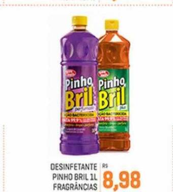Cidade Supermercados Desinfetante pinho bril fragrâncias oferta