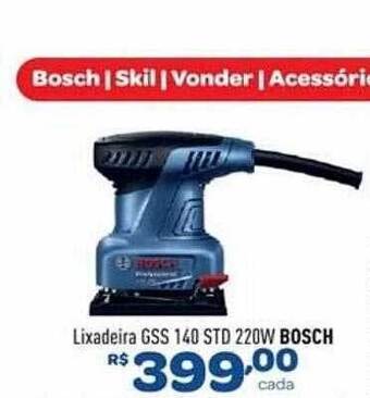 Comjol Lixadeira gss 140 std 220w bosch oferta