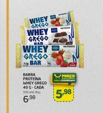 Cooper Barra proteína whey grego cada oferta