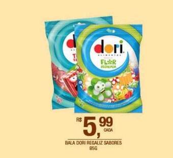 DB Supermercados Bala dori regaliz sabores oferta
