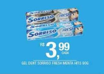 DB Supermercados Gel dent sorriso fresh menta hits oferta