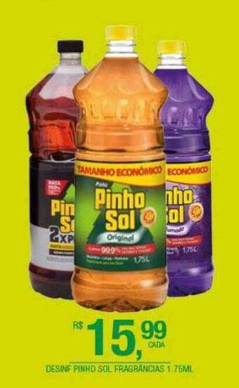 DB Supermercados Desinf pinho sol fragrâncias oferta