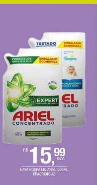 Lava roupa liq ariel fragrancias