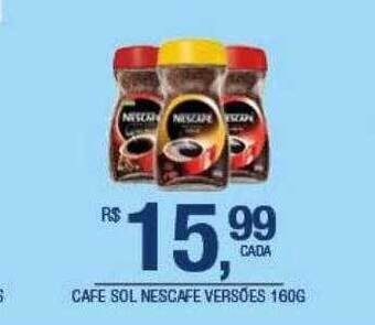 DB Supermercados Cafe sol nescafe versões oferta