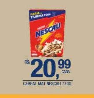 DB Supermercados Cereal mat nescau oferta