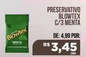 Preservativo blowtex c 3 menta