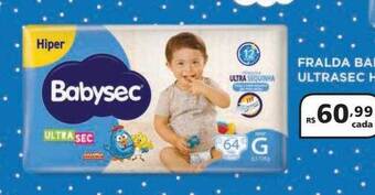 Drogasmil Fralda babysec ultrasec hiper oferta