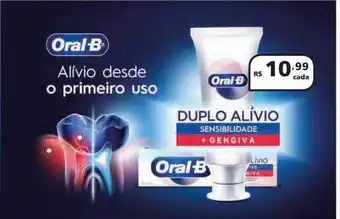 Alivio desde o primeiro uso oral b
