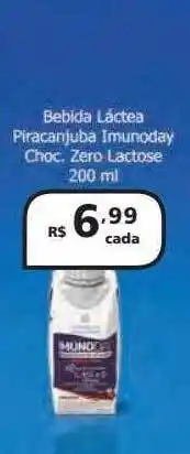 Drogasmil Bebida lactea piracanjuba imunoday choc. zero lactose oferta