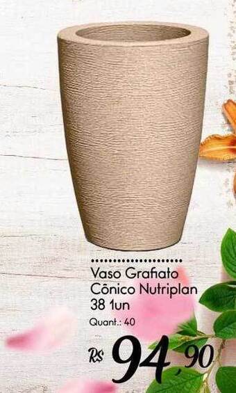 Giassi Supermercados Vaso grafiato cônico nutriplan 38 1un oferta
