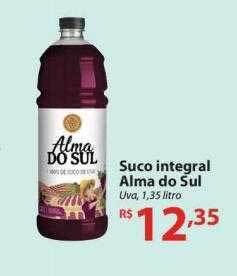 Nacional Suco integral alma do sul oferta