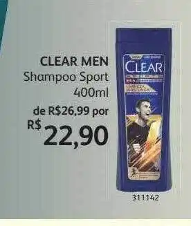 Clear men shampoo sport