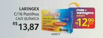 Laringex c-16 pastilhas cazi química