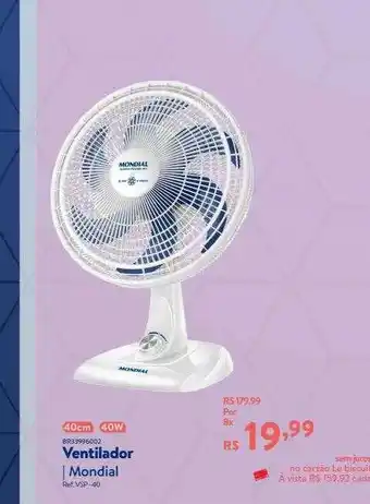 Le Biscuit Ventilador mondial oferta