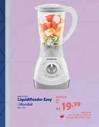 Le Biscuit Liquidificador easy mondial oferta