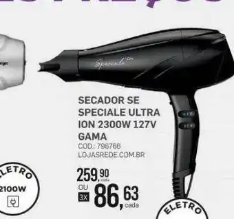 Lojas Rede Secador se speciale ultra ion 2300w 127v gama oferta