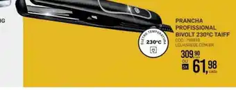 Lojas Rede Prancha profissional bivolt 230°c taiff oferta