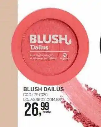 Lojas Rede Blush dailus oferta