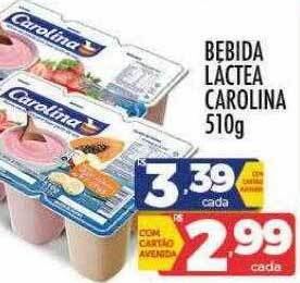 Supermercados Avenida Bebida láctea carolina oferta