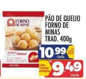 Supermercados Avenida Pão de queijo forno de minas trad. oferta