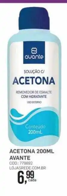 Acetona avante