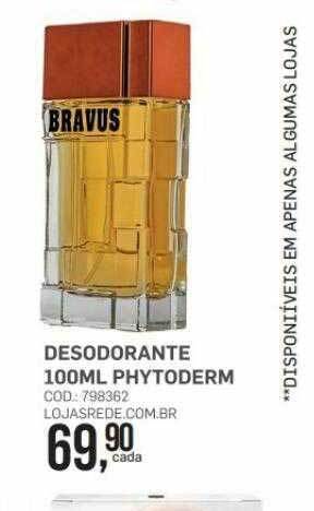 Lojas Rede Desodorante phytoderm oferta