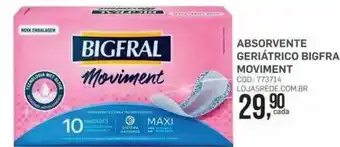 Absorvente geriátrico bigfral moviment