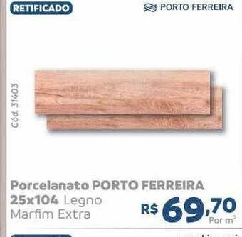 Porcelanato porto ferreira 25x104