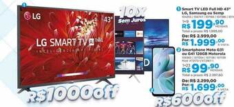 Lojas Solar Smart tv led full hd 43 oferta