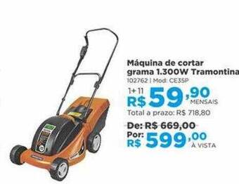 Máquina de cortar grama 1.300w tramontina