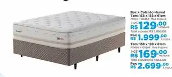 Lojas Solar Box + colchão herva oferta