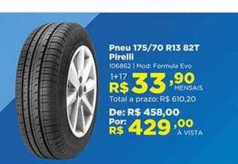 Pneu 175 70 r13 82t pirelli