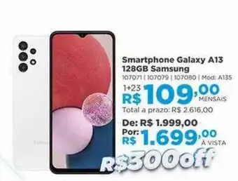 Smartphone galaxy a13 128gb samsung