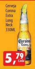 Paulistão Supermercados Cerveja corona extra long neck oferta