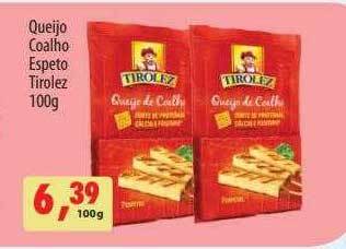 Paulistão Supermercados Queijo coalho espeto tirolez oferta