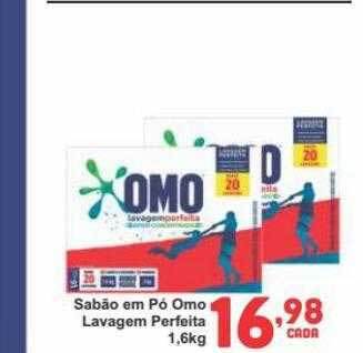 Rede Super Compras Sabão em pó omo lavagem perfeita oferta
