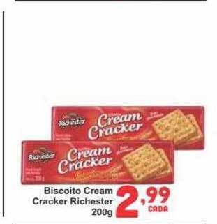 Rede Super Compras Biscoito cream cracker richester oferta