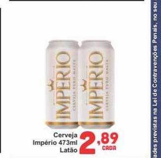 Rede Super Compras Cerveja império latão oferta