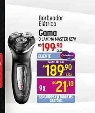 Barbeador elétrico gama