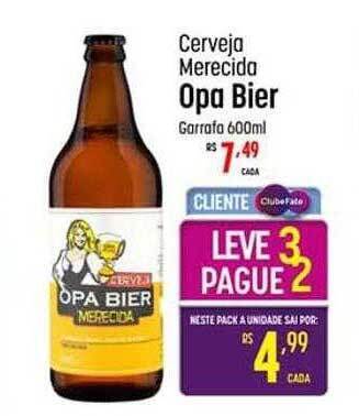 Cerveja merecida opa bier