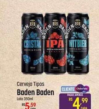 Muffato Cerveja tipos baden baden oferta