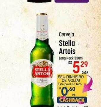 Muffato Cerveja stella artois long neck oferta