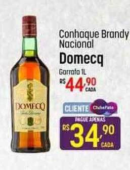 Conhaque brandy nacional domecq