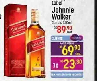 Muffato Red label johnnie walker oferta
