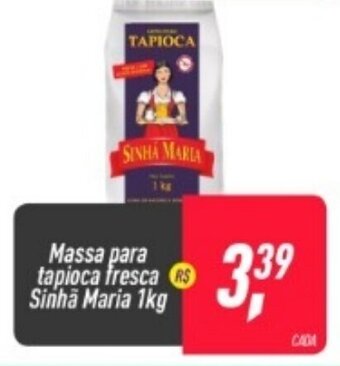 Frangolândia Massa para tapioca fresca Sinha Maria 1kg oferta