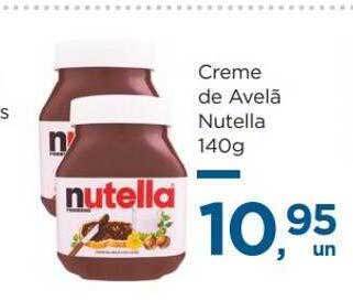 Creme de avelã nutella