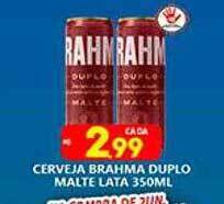 Supermercado Porecatu Cerveja brahma duplo malte lata oferta