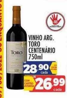 Vinho arg. toro centenário