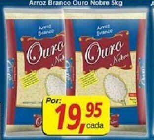 Supermercados Guanabara Arroz Branco Ouro Nobre 5kg oferta